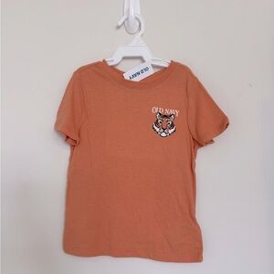 NWT Old Navy Kids Orange T-Shirt Size 3T 100% Cotton